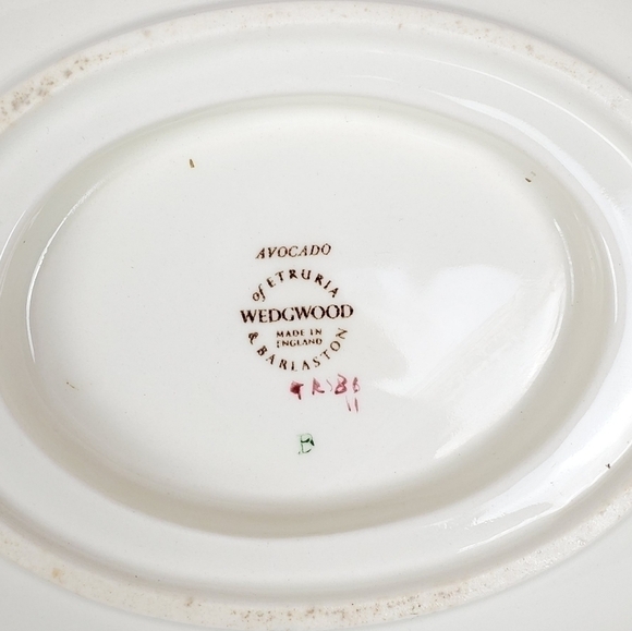 VTG Wedgwood Gravy boat Avocado Ivy - Picture 5 of 11